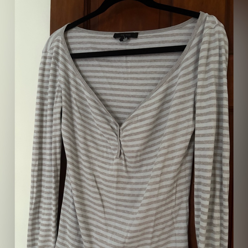 Striped Ribbed Long Sleeve - Picture 7 of 8
